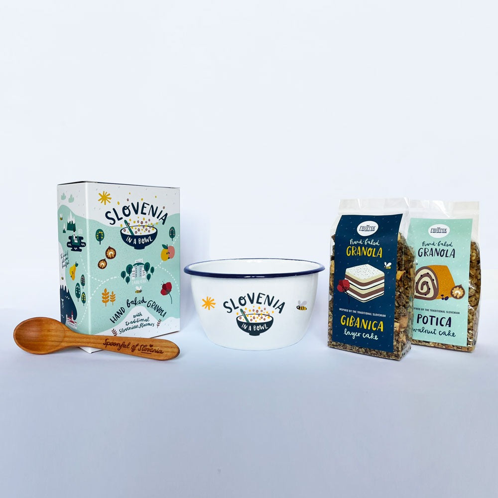 Set granol Fruštek SLOVENIJA V SKODELICI