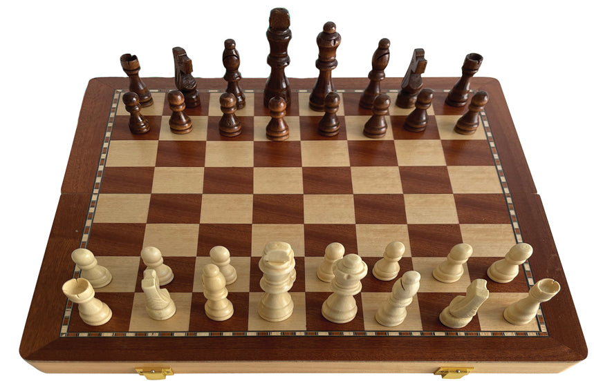 Šah, leseni, 38x38 cm