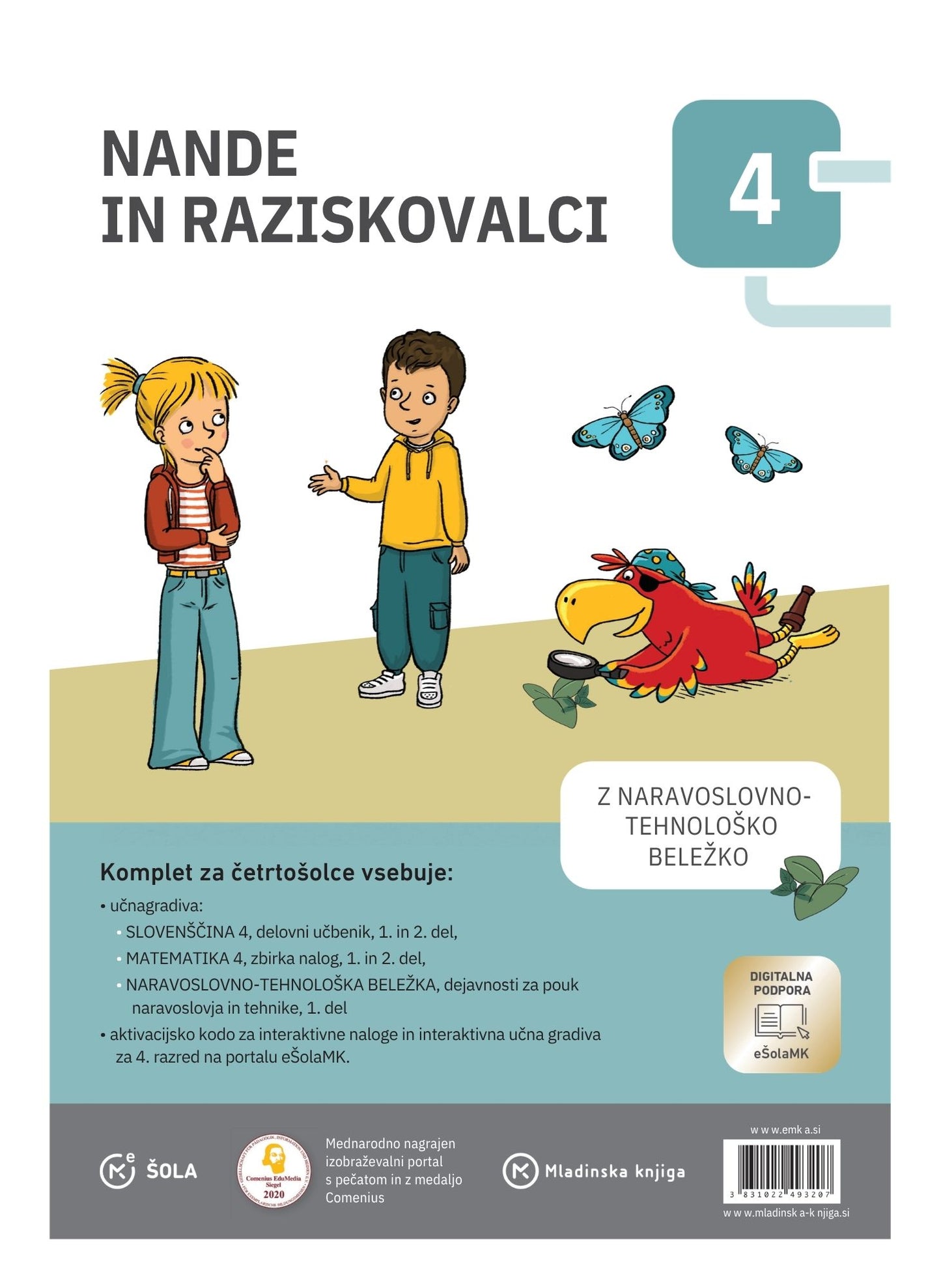 NANDE IN RAZISKOVALCI 4 KOMPLET (NIT,SLO,MAT)