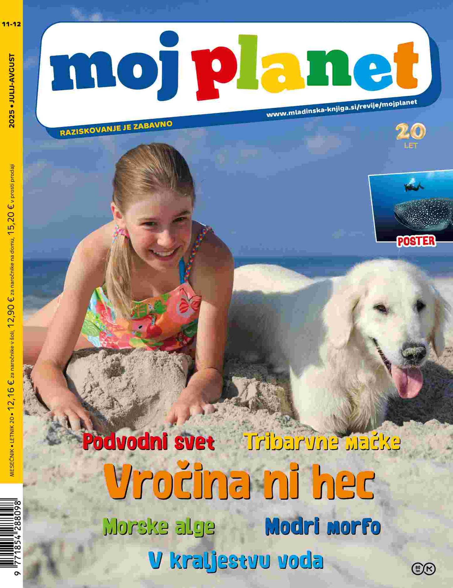 Revija MOJ PLANET, julij/avgust 2025