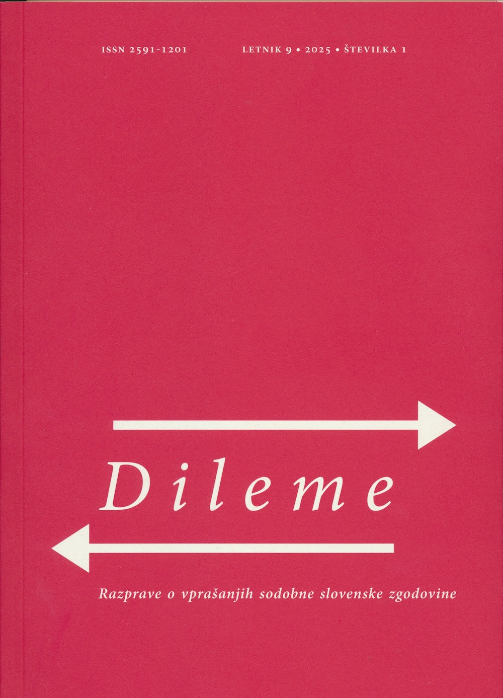 Revija DILEME (št. 1, letnik 9/2025)