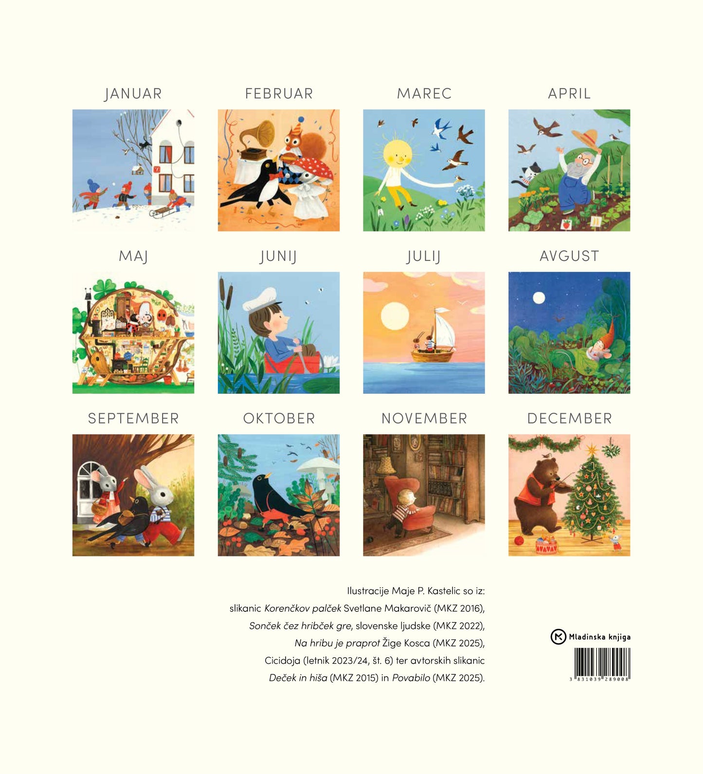 Pravljični koledar 2026, mali