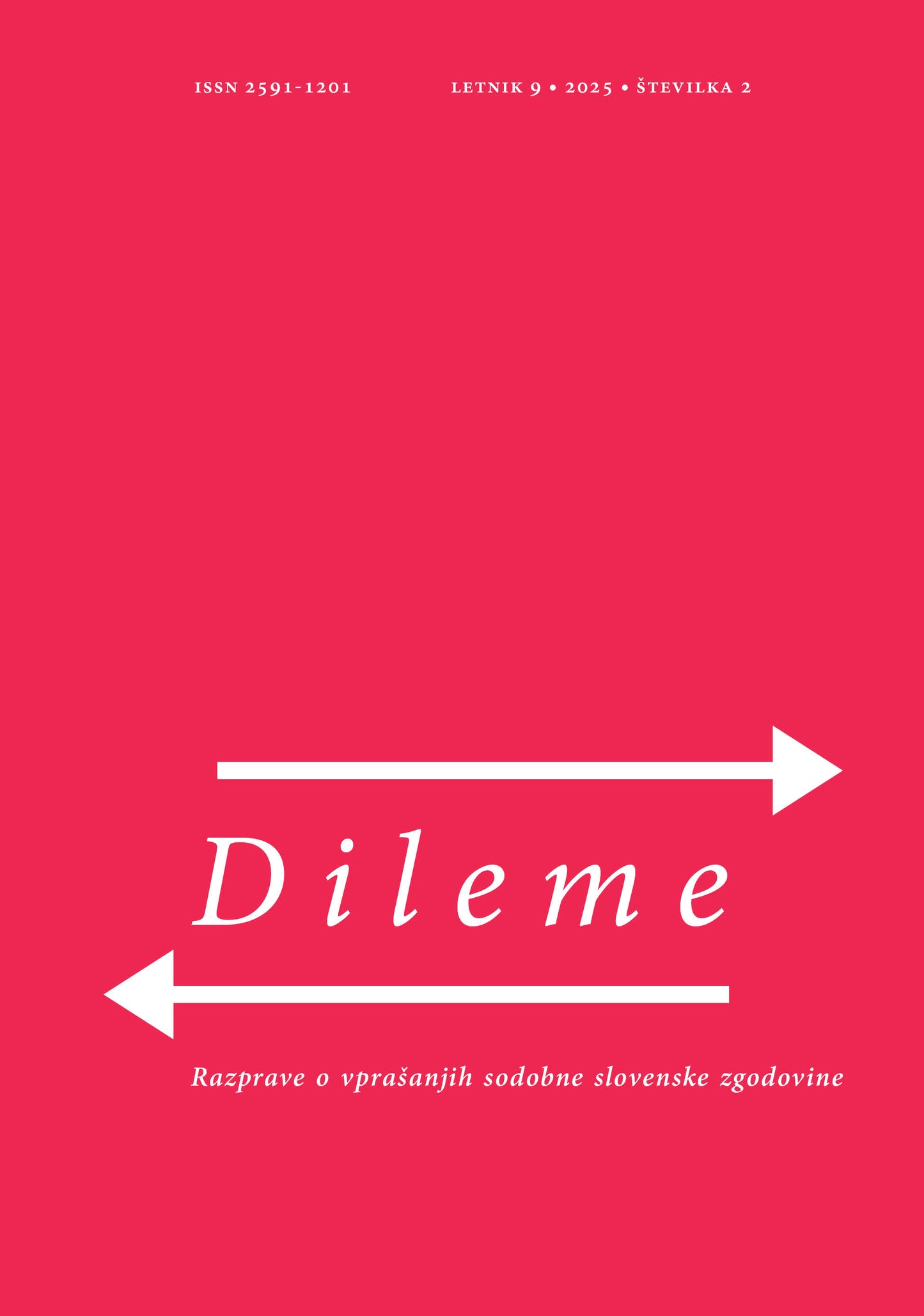Revija DILEME (št. 2, letnik 9/2025)