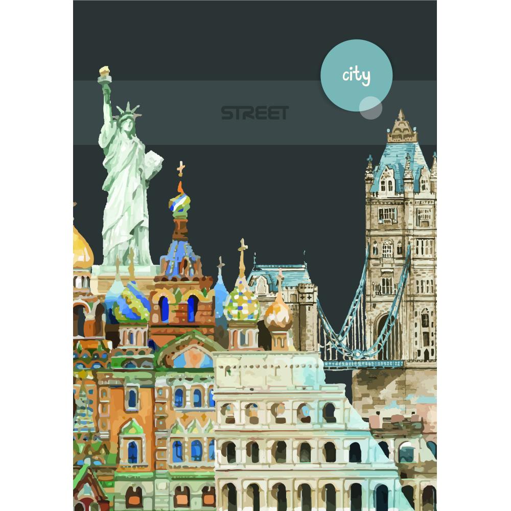 ZVEZEK A4 D STREET 67390 ROB CITY BREAK 42L 80G(25