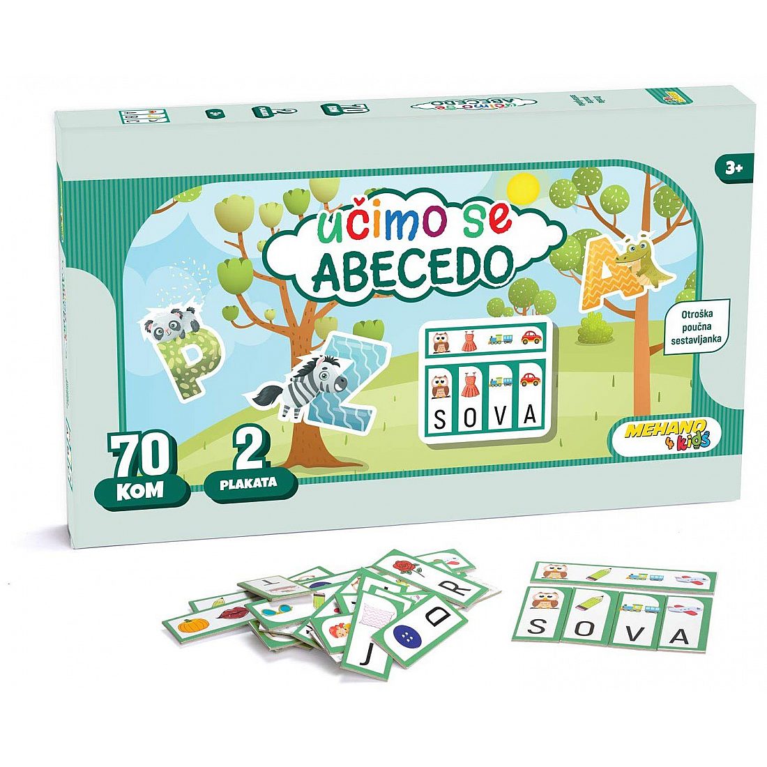 Sestavljanka Učimo se abecedo