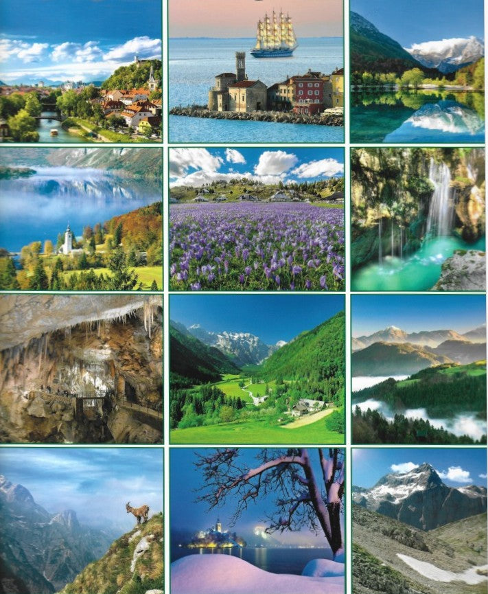 Stenski koledar Slovenija 2026