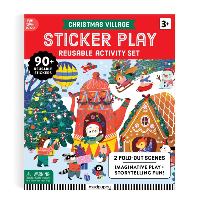 Christmas Village Sticker Play Reusable Activity Kit