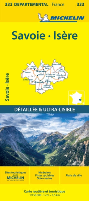 Isere Savoie - Michelin Local Map 333