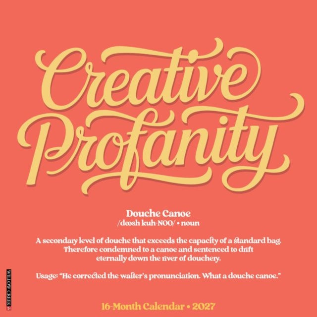 Creative Profanity 2027 Wall