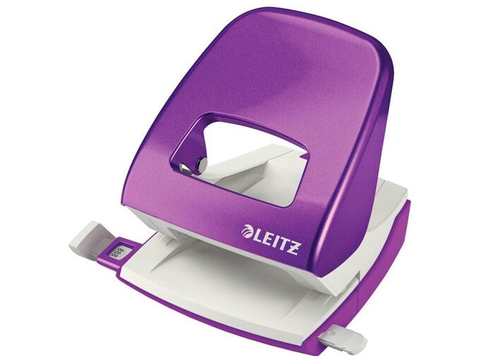 Luknjač Leitz Wow, 30-listni, biserno viola