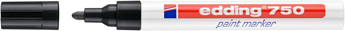 Marker Edding E-750 2-4mm, črn