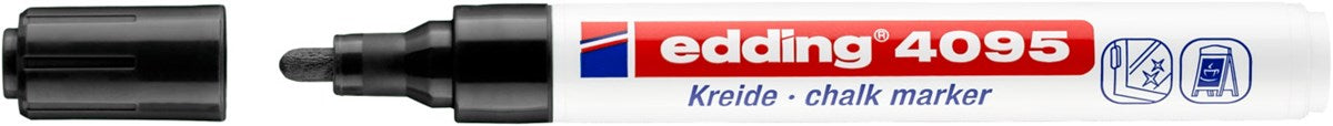 Kredni marker Edding 4095 2-3 mm, črn
