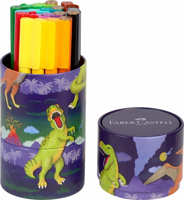 Flomastri Faber-Castell Connect Dino, v tulcu, 20/1