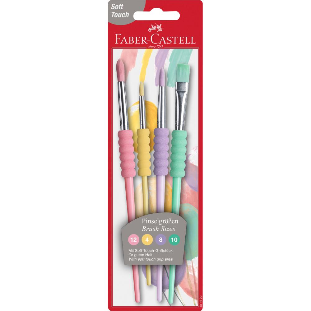 ČOPIČ SET FC 272048 (12,4,8,10) PASTELNE BARVE 4/1