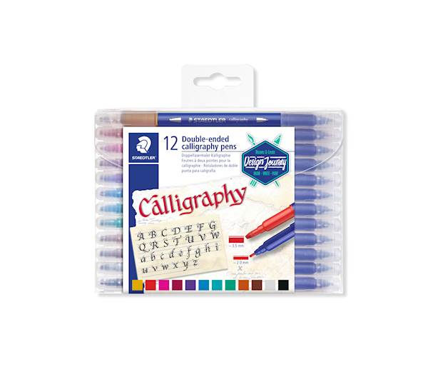 Flomastri Staedtler 3005 TB12 DJ, kaligrafski, obojestranski, 12/1