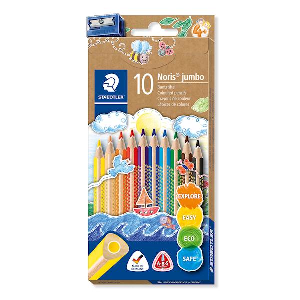 Barvice Staedtler 128 nc10, Triplus Jumbo kart.10/1