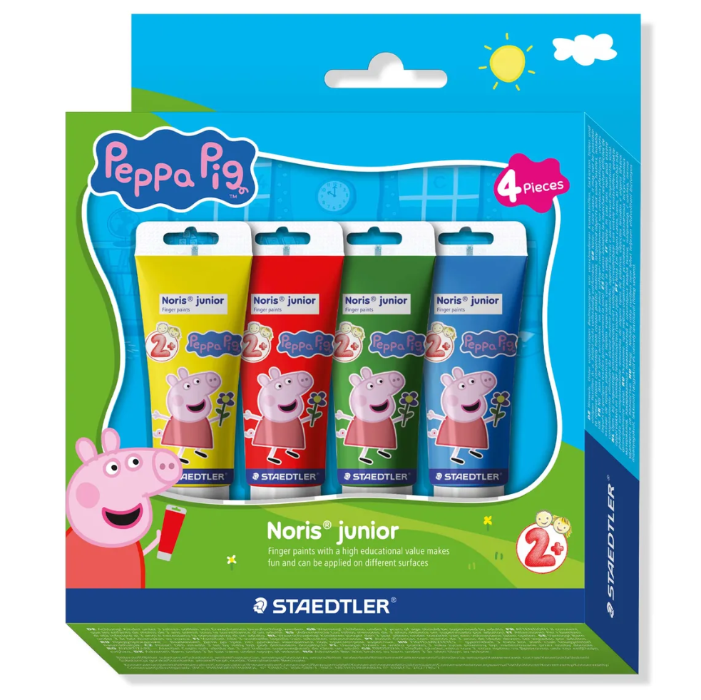 Prstne barve STAEDTLER, Pujsa Pepa, 8814, 4/1