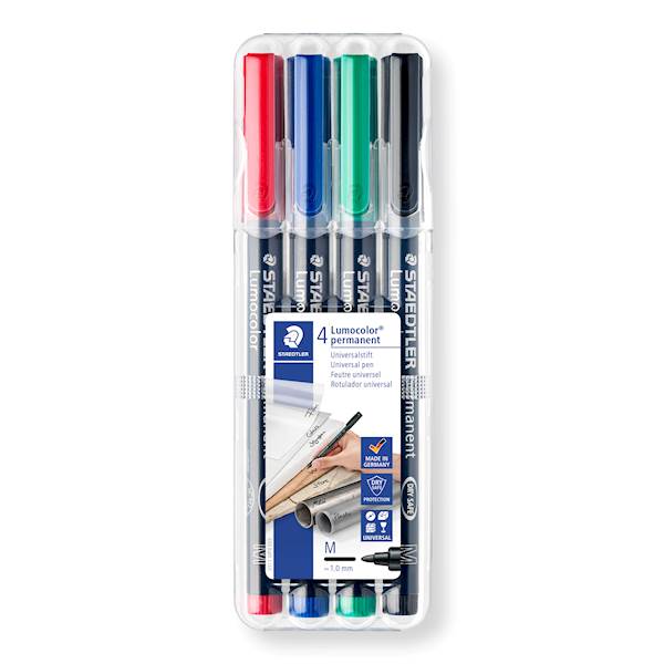Permanentni marker Staedtler Lumocolor 317 WP4 M