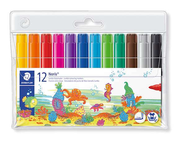 Flomastri Staedtler 340 WP12 Noris, debeli, 12/1