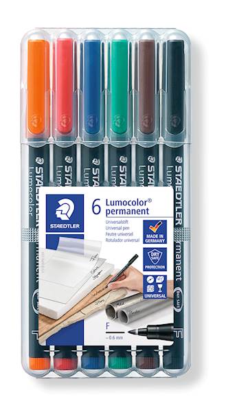 Flomastri Staedtler 318 WP6 Lumocolor