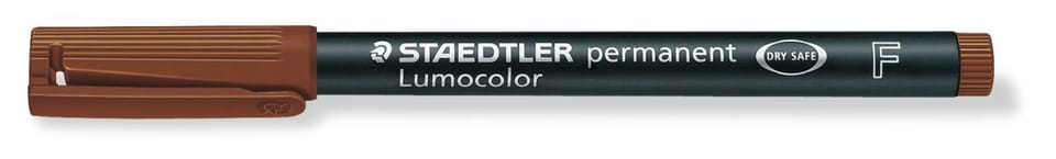 Flomaster Staedtler 318-7 Lumocolor, rjav