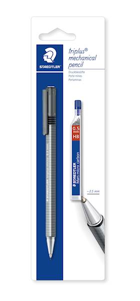 Tehnični svinčnik Staedtler 774 25 Triplus + mine HB, 0,5 mm
