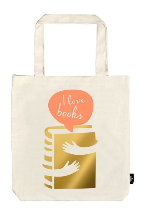 Vrečka bombažna, I LOVE BOOKS