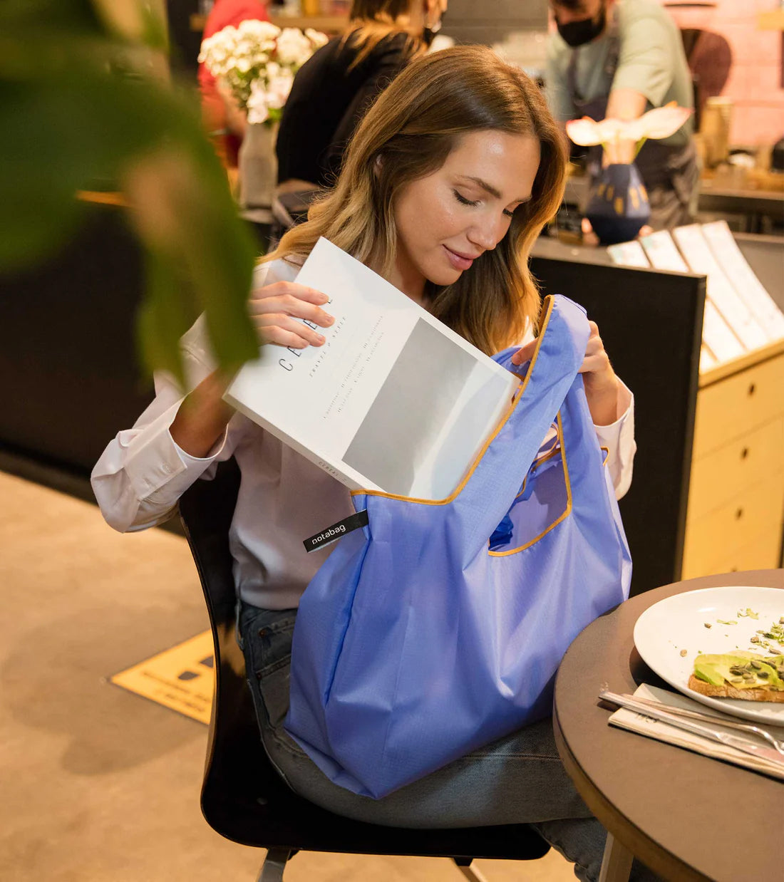 Nakupovalna vrečka Notabag, Recycled, Cornflower