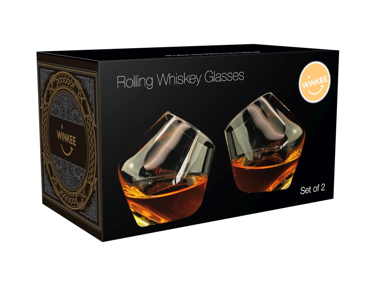 Set kozarcev Winkee 2/1, Rolling Whiskey