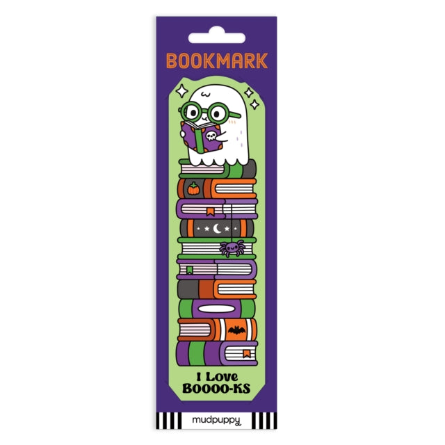 I Love BOOOO-KS Ghost Bookmark