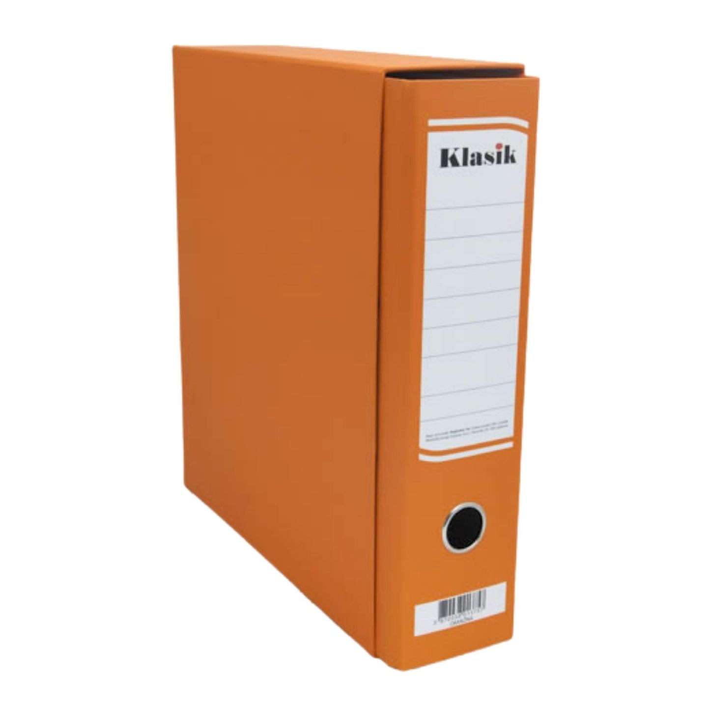 Registrator v škatli Klasik, A4/80mm, oranžen