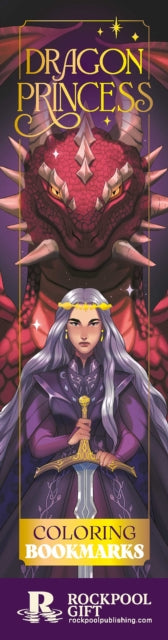 Dragon Princess Coloring Bookmarks