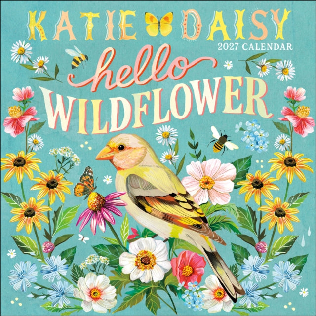 Katie Daisy 2027 Wall Calendar