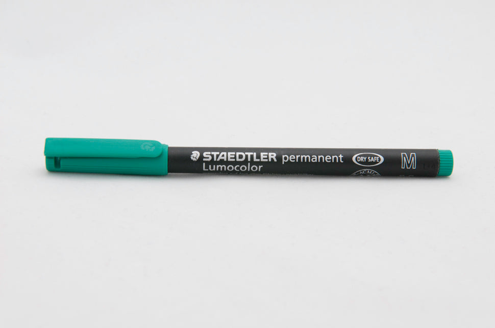 Permanentni marker Staedtler Lumocolor 317-5 M, zelen