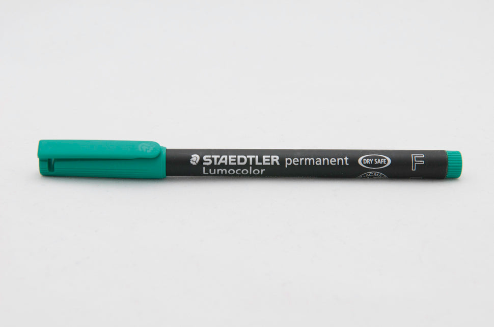 Permanentni marker Staedtler Lumocolor 318-5 F, zelen