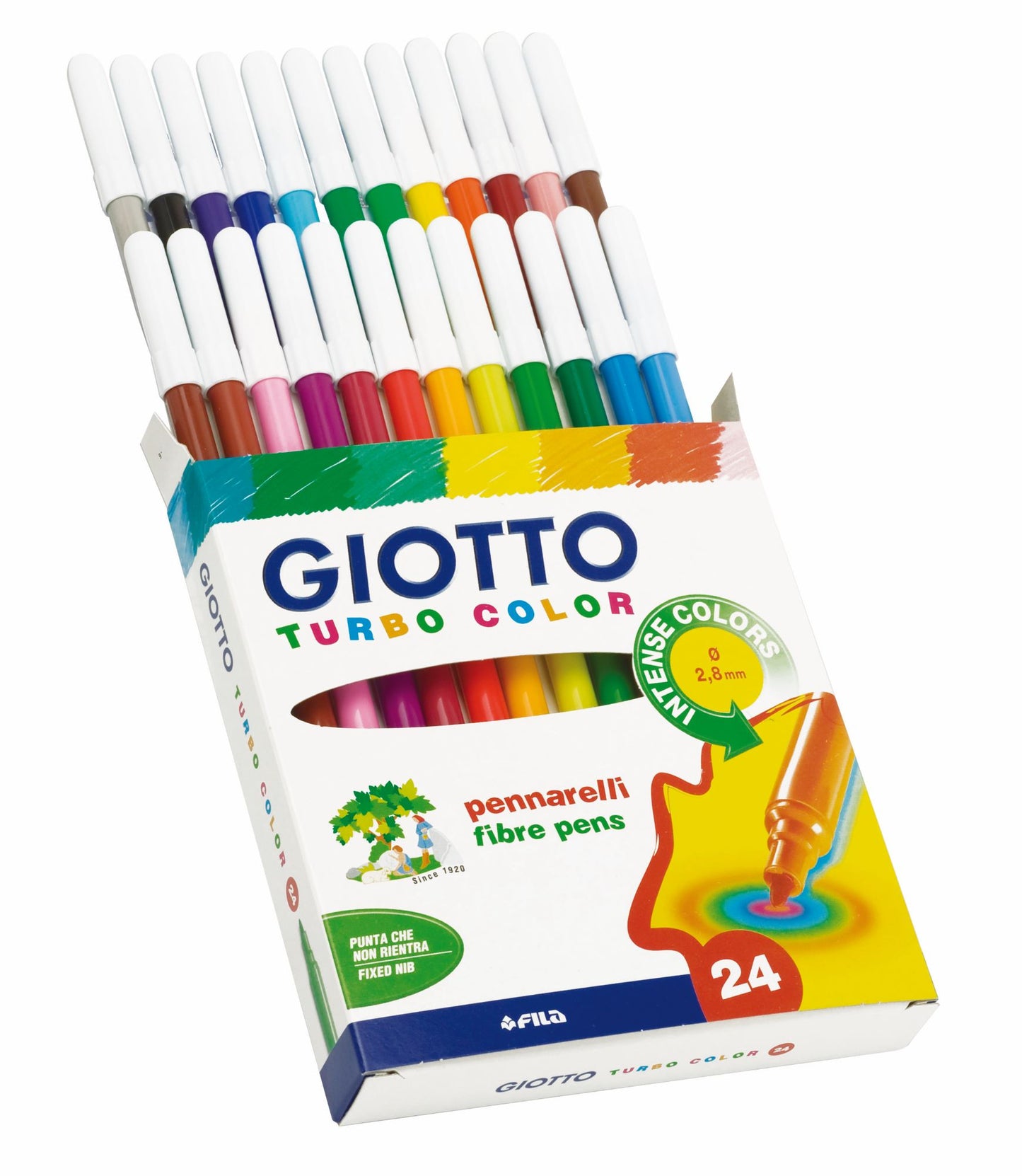 Flomastri Turbo Color Giotto 24/1