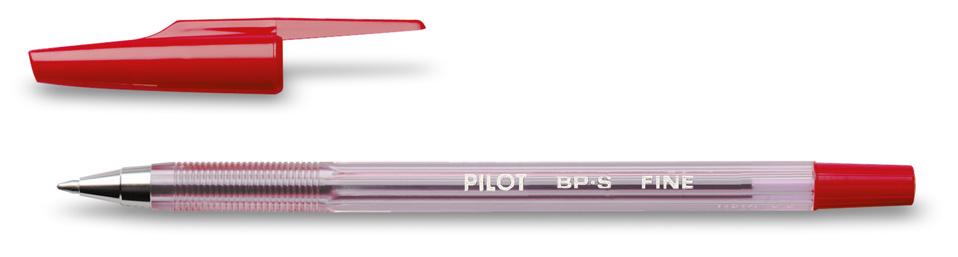 Kemični svinčnik Pilot BPS-F, rdeč