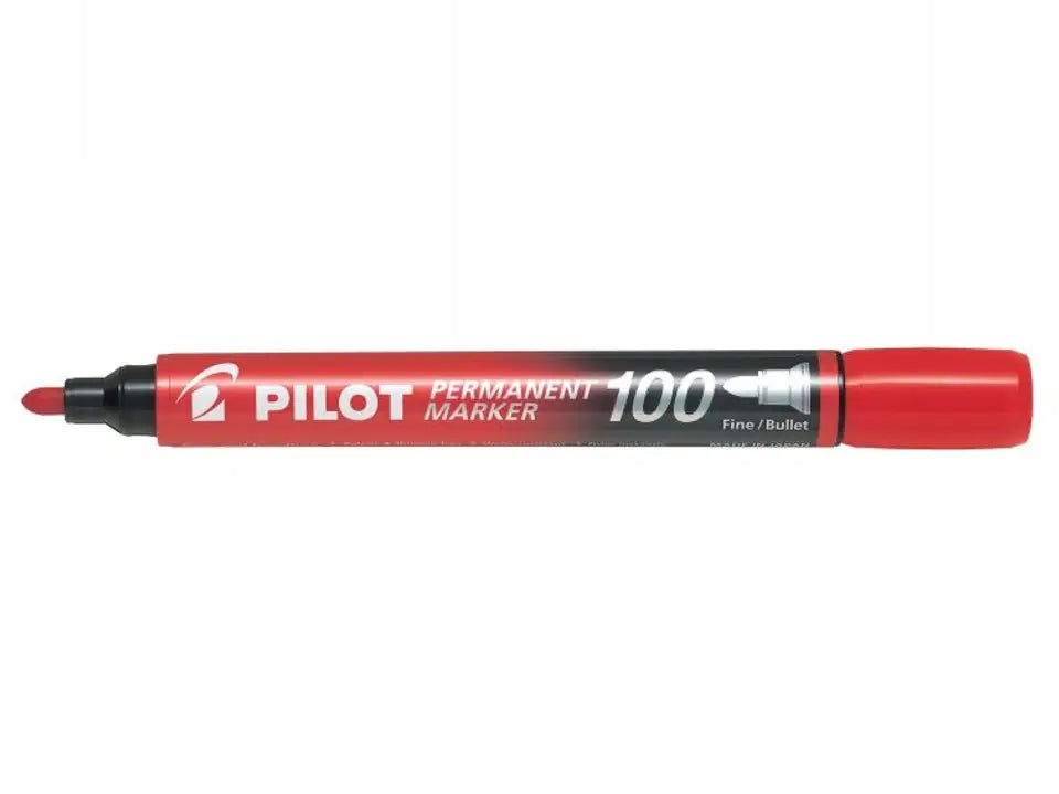 Permanentni marker Pilot SCA-100, rdeč