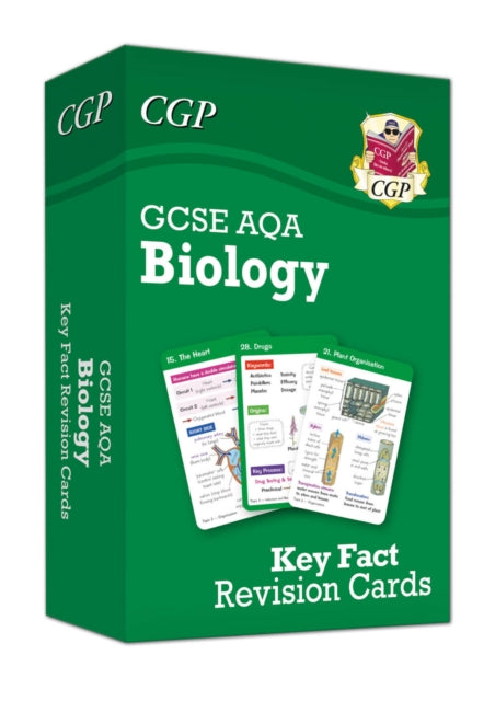 New GCSE Biology AQA Key Fact Revision Cards - Summary cards for quick revision