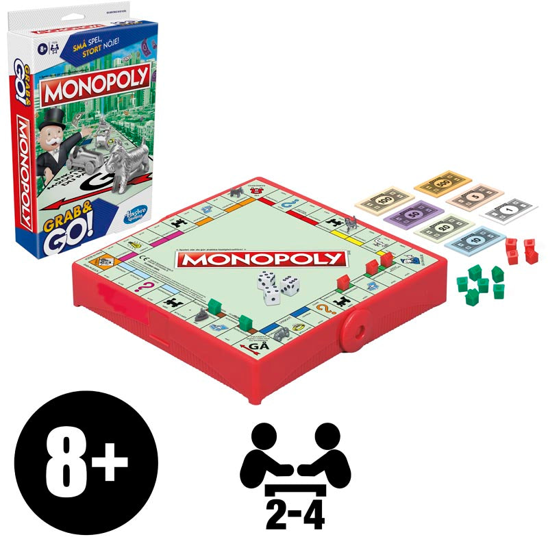 Potovalna igra Monopoly Grab & Go