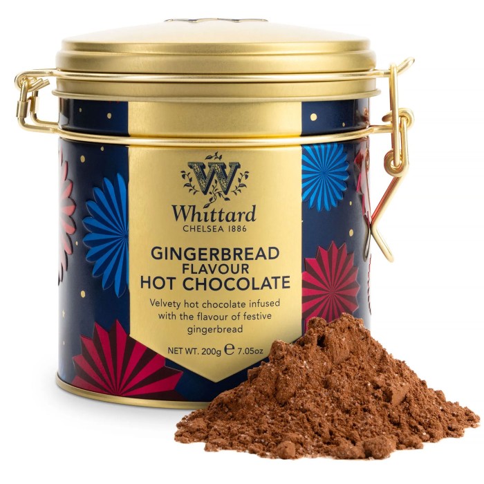 Vroča čokolada z okusom Gingerbread piškotkov v praznični pločevinki, 200 g