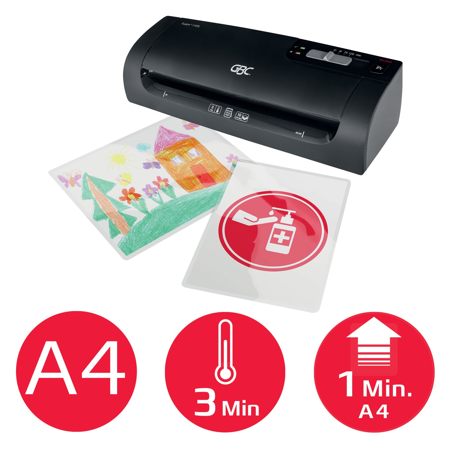 PLASTIFIKATOR GBC FUSION 1100L A4