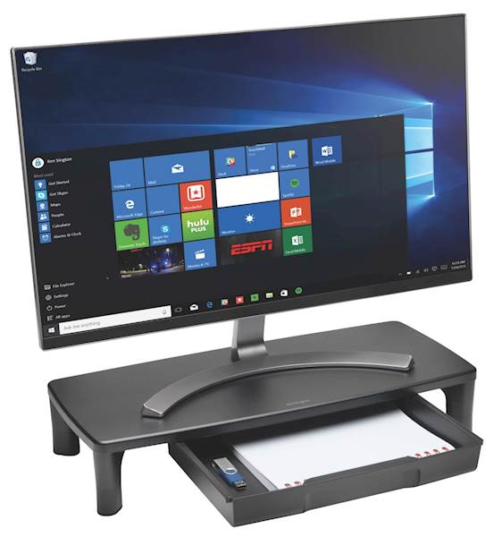 Podstavek za monitor Kensington SmartFit, črn