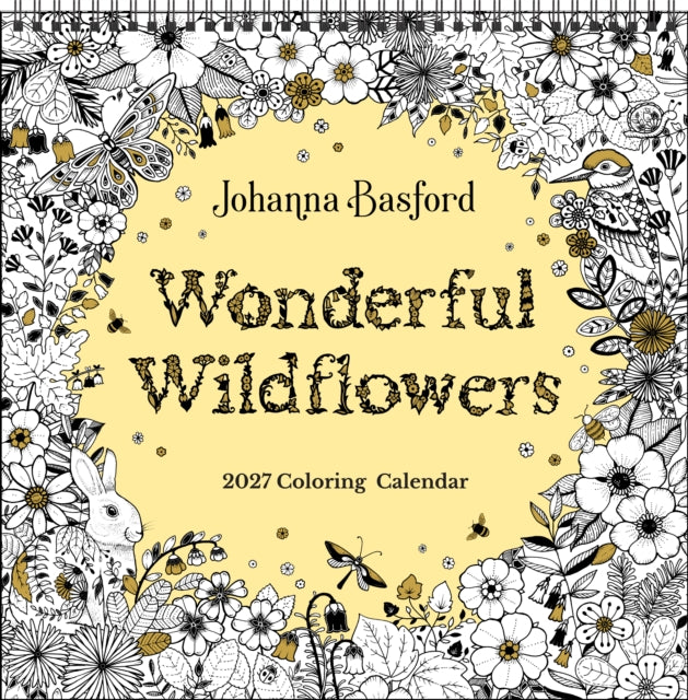 Johanna Basford 2027 Coloring Wall Calendar