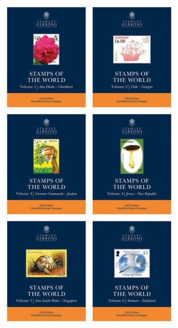 2025 Stamps Of The World - Set Of 6 Catalogues