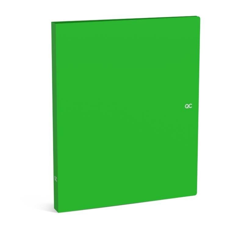 Mapa rinčna PP A4, Quattro Colori, SVETLO ZELENA