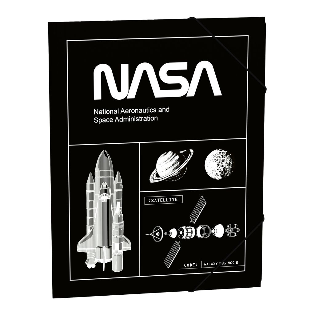 MAPA A4 Z EL. LG 554178 NASA ROCKET ČRNA (24)