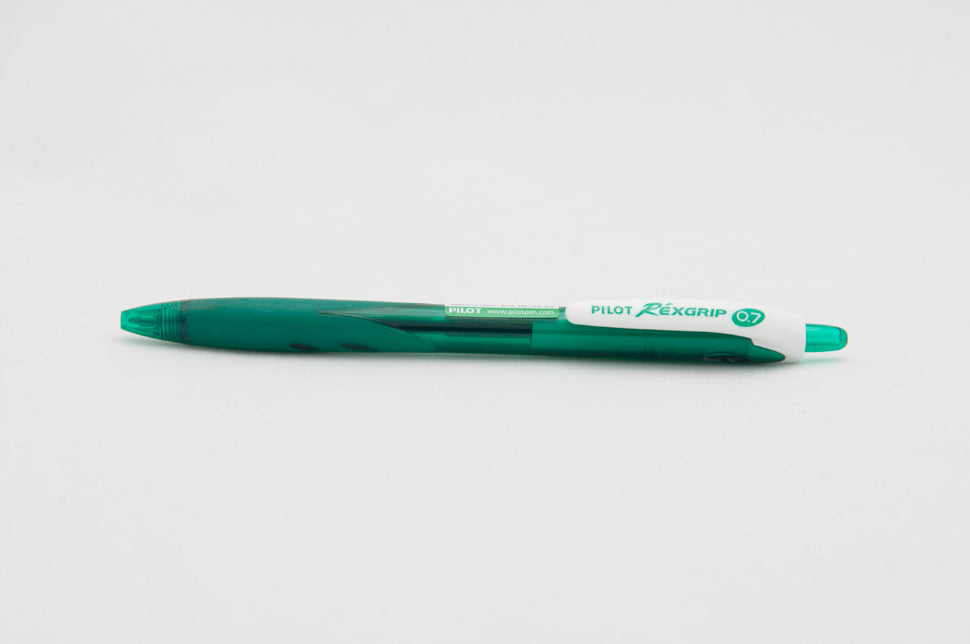 Kemični svinčnik Pilot BRG-10F-G-BG REXGRIP, zelen