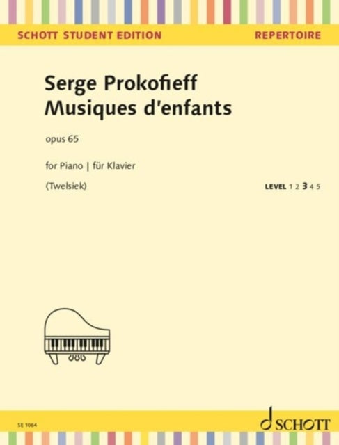Prokofieff: Musiques D'enfants Op. 65 for Piano