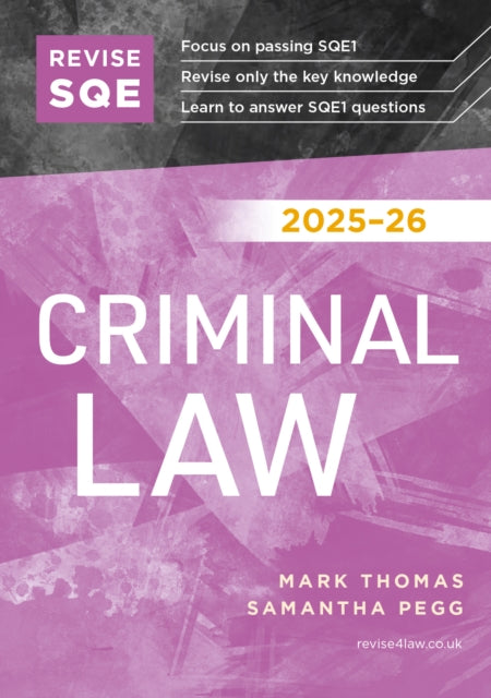Revise SQE Criminal Law 2025/26